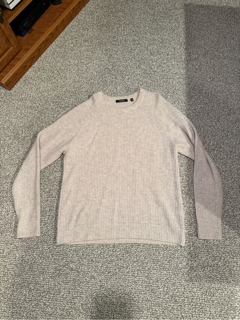 Saks Fifth Avenue Cream Cashmere Sweater